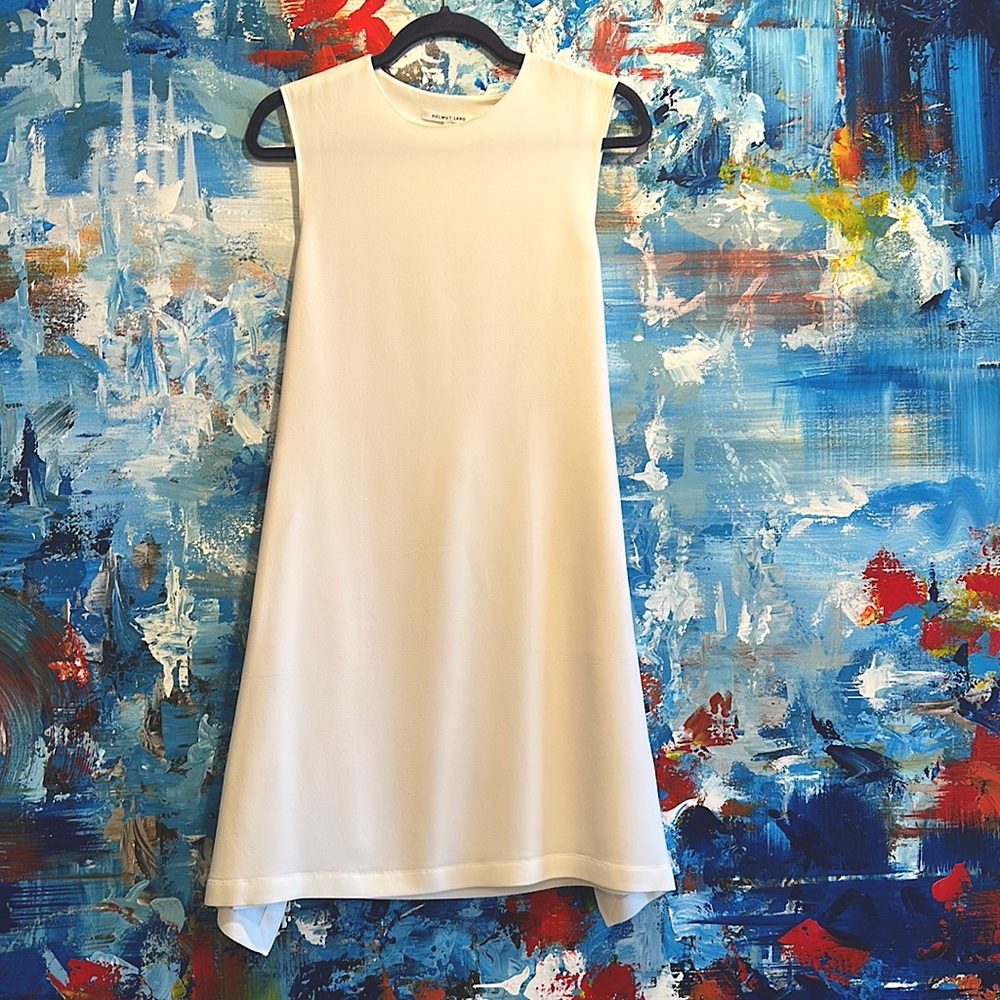 Helmut Lang white dress size 6.